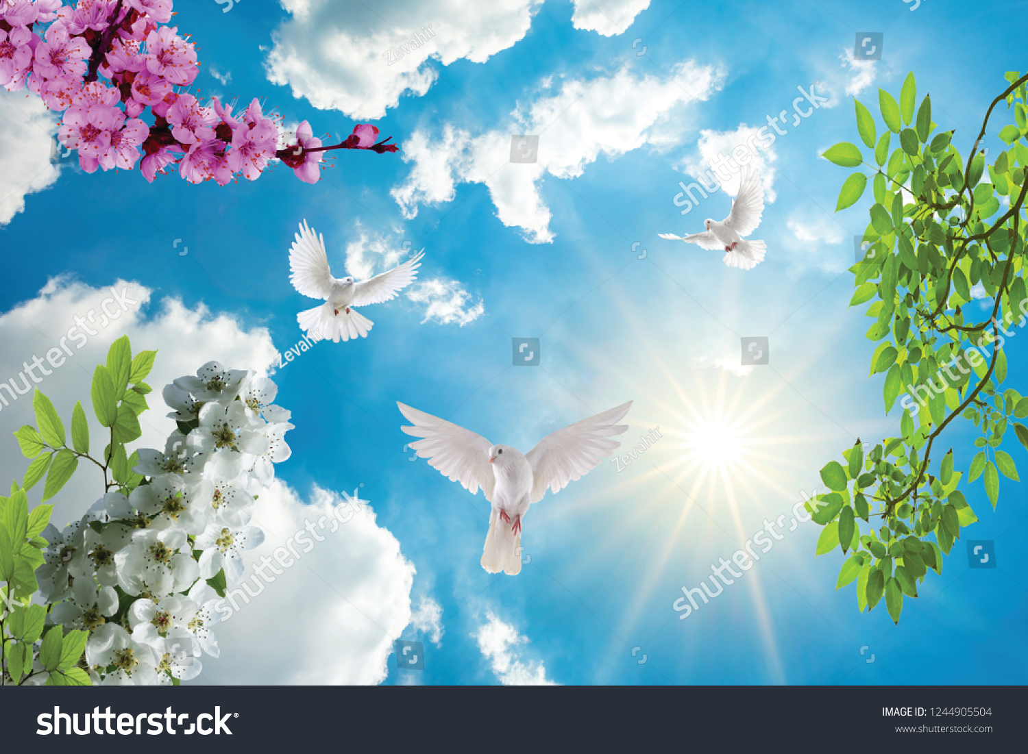 Dán trần hình hoa lá MDT-257